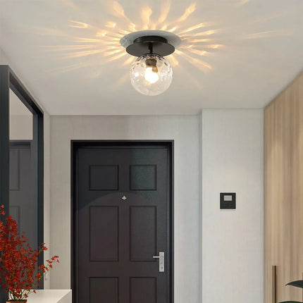 Plafonnier design en verre pour éclairage moderne et élégant — LZ4X9M