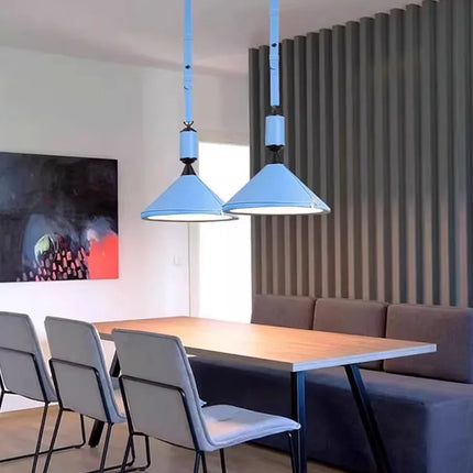 Lustre LED moderne avec ceinture en cuir pour décoration intérieure — LZ4X9P