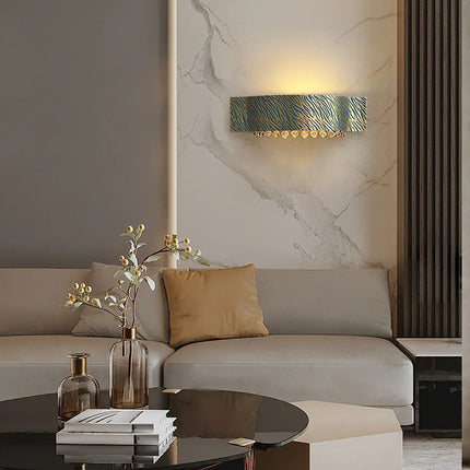lustre en cristal et cuivre à led dimmable design moderne