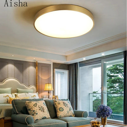 Plafonnier LED ultra fin pour intérieur moderne et élégant — LZ4X9T