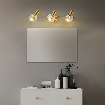 Applique murale LED en cristal doré style luxury Altesse — LZ4Q7N2