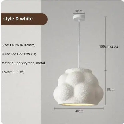 Lustre LED japonais créatif pour décoration intérieure artistique — LZ4X9Q7