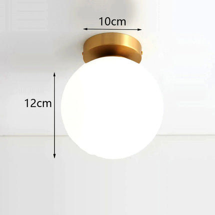 Plafonnier boule en acrylique pour éclairage polyvalent — LZ4N7Q2