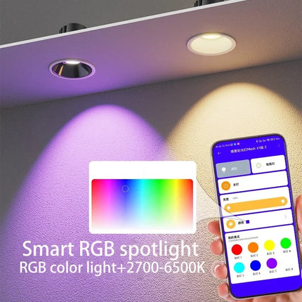 Spot encastrable rond LED intelligent Xiaomi Mijia RGB Zigbee — LZ4X9T