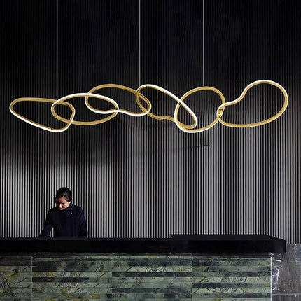 Lustre LED moderne pour salon et salle à manger — LZ4M9X2