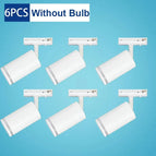 only 6pcs White / No GU10 Bulb / CHINA