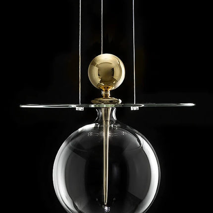 Lustre suspension en verre au design post-moderne pour intérieur — LZ4X9T