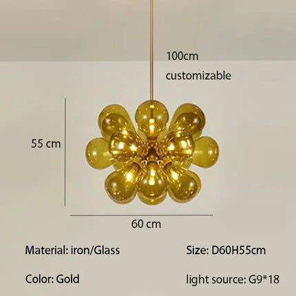 Suspension design en verre pour décoration intérieure — LZ4P9XQ