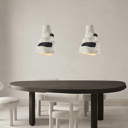 Lustre suspension nordique design wabi sabi pour éclairage décoratif café — LZ4G7X