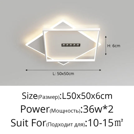 lustre led avec projecteur pour éclairage intérieur