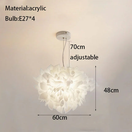 Lustre intérieur moderne en acrylique pour ambiance lumineuse — LZ4X9JQ