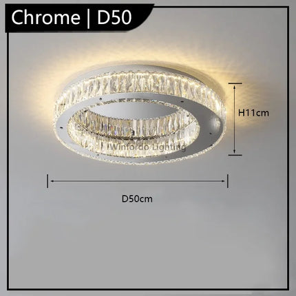 Lustre postmoderne en cristal Winfordo WF-XD006 — LZ4M7Q2