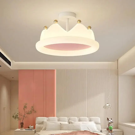 Plafonnier LED couronne créatif avec protection des yeux pour enfants — LZ4P9XQ