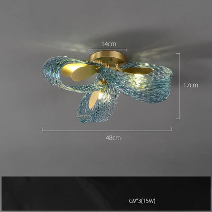 Lustre Art déco en cuivre pour éclairage élégant — LZ4P9XJ
