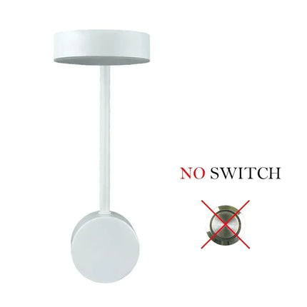Applique murale LED moderne à éclairage rotatif pour intérieur décoratif — LZ4QJ7