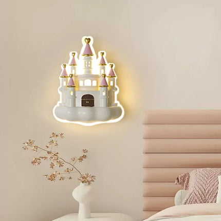 Applique murale château dessin animé pour chambre enfant — LZ4X9P2