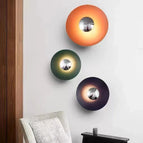 Noir / Diamètre 60cm / Or moyen | Lumière chaude 3000K