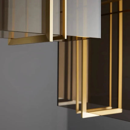 Suspension LED minimaliste en verre design italien — LZ4X9T