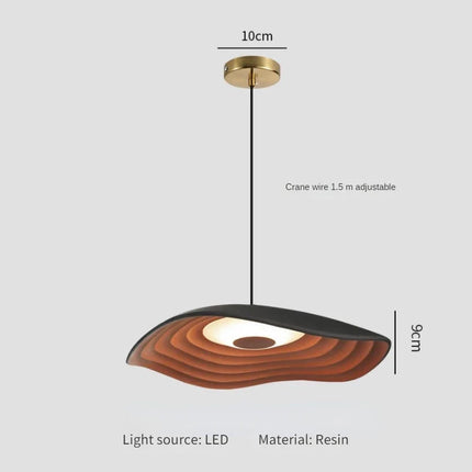 Lustre en forme de feuille de lotus pour bar et restaurant — LZ4X7Q9N