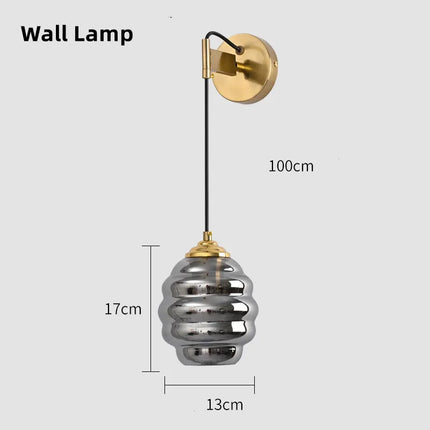 Suspension moderne en verre teinté pour intérieur — LZ4X9P