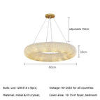 60CM / Gold body / Warm light 3000K