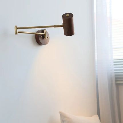 Applique murale Wabi-Sabi à bras long pivotant avec interrupteur — LZ4XJ9