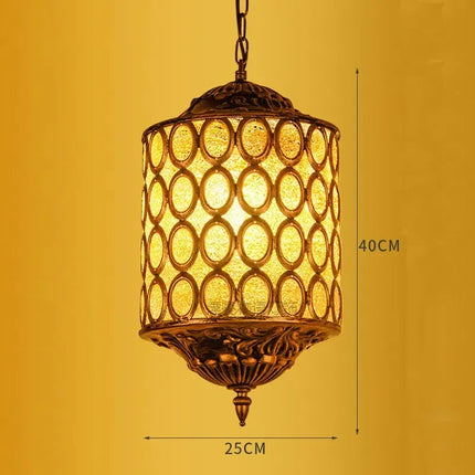 Lustre suspension décoratif style asiatique pour intérieur bohème — LZ4N7Q2