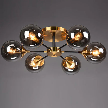 Lustre en verre clair pour décoration élégante — LZ3F9D