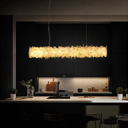 Lustre léger en cristal pour décoration moderne et élégante — LZ4X9P