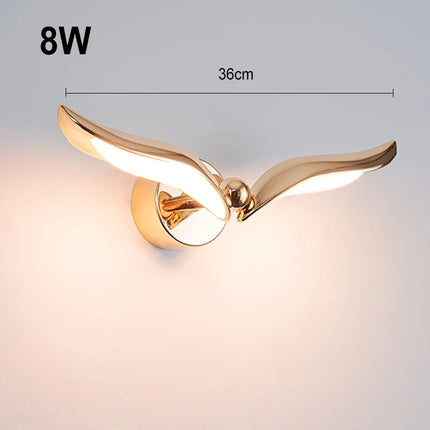 Applique murale LED design en forme de mouette — LZ4X9T2