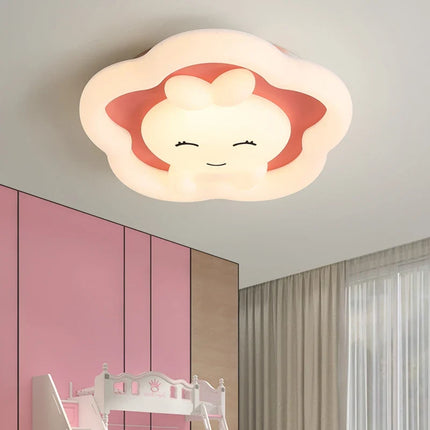 Plafonnier enfant motif lapin dessin animé créatif — LZ4P9XJ