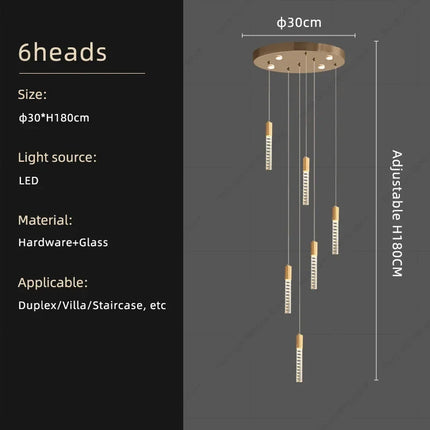 Lustre élégant pour un éclairage moderne et raffiné — LZ4X9P