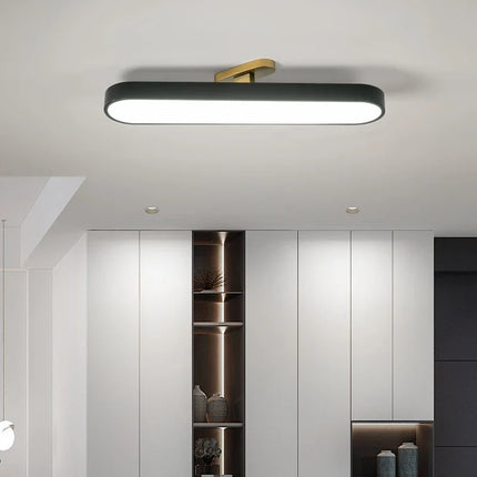 Plafonnier LED encastré rectangulaire au design moderne et minimaliste — LZ4X9P2