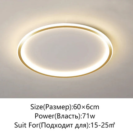 plafonnier led moderne simple variable ronde ou carrée