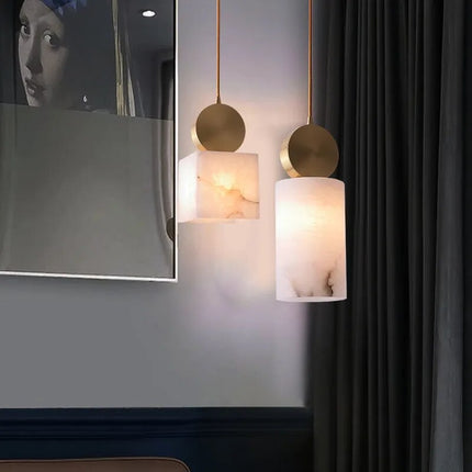 Suspension LED minimaliste en marbre — LZ4X9T1