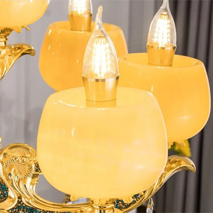 Lustre suspension rétro en alliage de zinc pour ambiance chaleureuse — LZ4X9M2