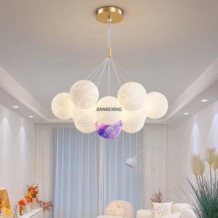 Suspension luminaire moderne LED boule à bulles décorative — LZ4X9T7