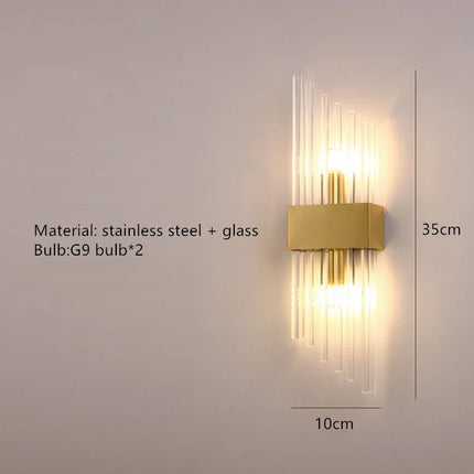 Applique murale moderne en verre pour mur TV — LZ4X9P2