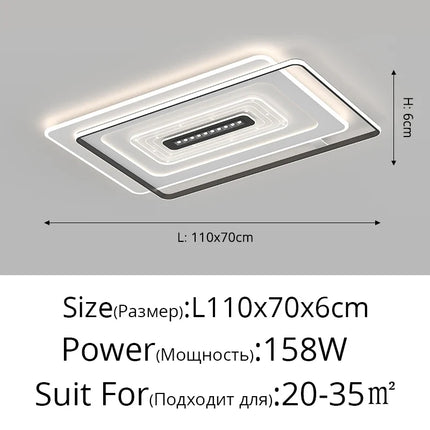 Plafonnier LED nordique pour intérieur ambiance chaleureuse — LZ4X9T2