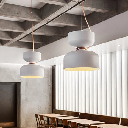 Suspension nordique en fer forgé avec LED design moderne — LZ4X9J