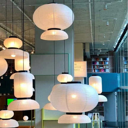 Suspension en papier de riz au style danois pour intérieur — LZ4X9P2