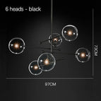 6 têtes noires / Lumière froide