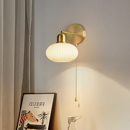 Applique murale LED avec abat-jour blanc style Japan — LZ4R9XQ