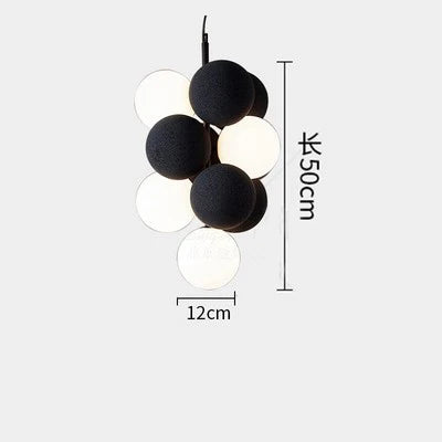 Lustre créatif en velours pour espace contemporain — LZ4X9P2Q