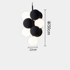 Noir-12cm / Blanc froid
