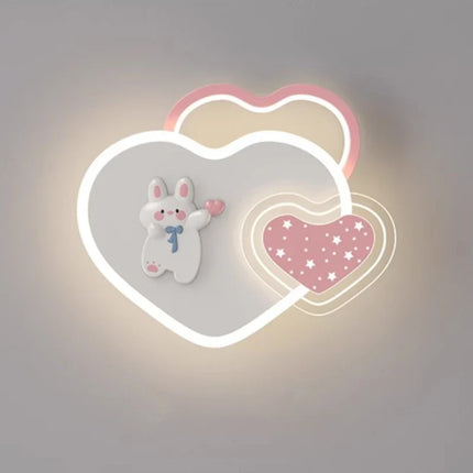 Lampe de chevet mignonne avec nœud rose pour chambre de princesse — LZ4X9T