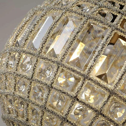 Suspension en cristal K9 style médiéval français pour décoration intérieure — LZ4X9M