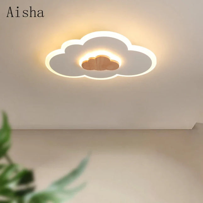 Plafonnier LED nuage style nordique pour chambre d’enfants — LZ4X9T2