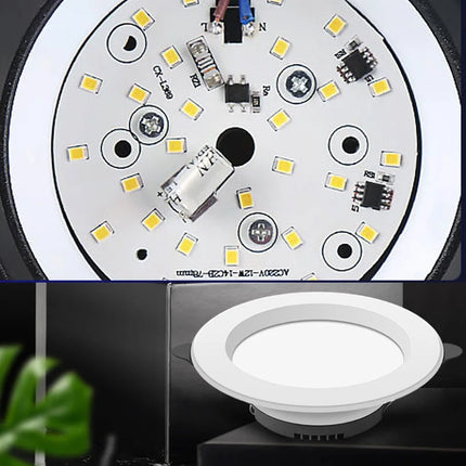 Plafonnier LED encastré ultra fin en aluminium pour intérieur — LZ4X9P