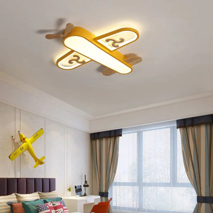 Suspension LED en bois et métal pour chambre d’enfant — LZ4QJ7M
